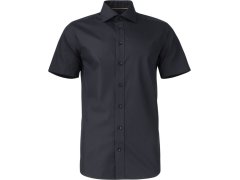 J.Harvest & Frost YB 50 S/S Regular Men Keprová košile s krátkým rukávem 63.5011 black