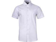 J.Harvest & Frost YB 50 S/S Slim Men Keprová košile s krátkým rukávem 63.5022 white