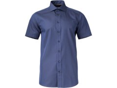 J.Harvest & Frost YB 50 S/S Slim Men Keprová košile s krátkým rukávem 63.5022 navy