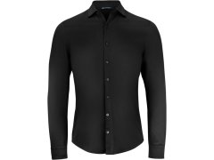Cutter & Buck Advantage Shirt Men Piqué košile s dlouhým rukávem 68.2410 black