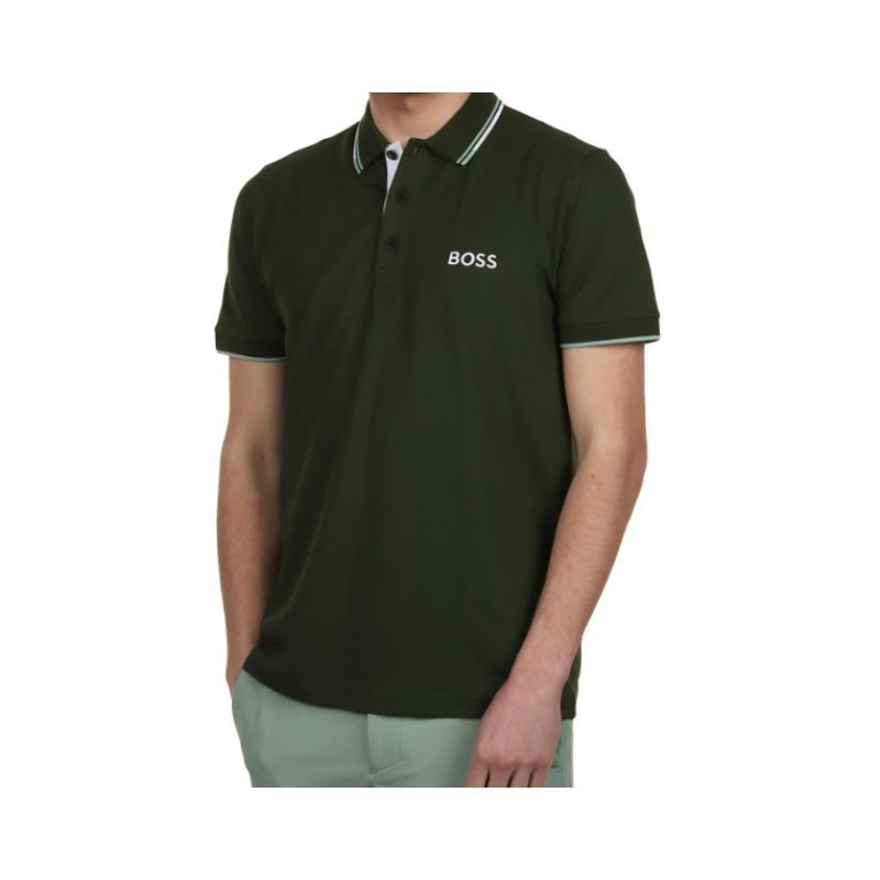 Polokošile Boss Paddy Pro Open Green M 50469102-355 Polokošile Boss Paddy Pro Open Green M 50469102-355 - Pánské oblečení košile