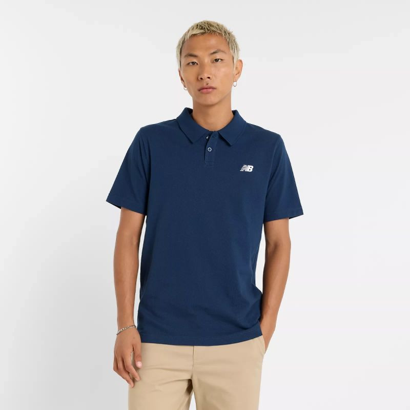 Bavlněné polo tričko New Balance Pique M MT51519NNY Bavlněné polo tričko New Balance Pique M MT51519NNY - Pánské oblečení košile