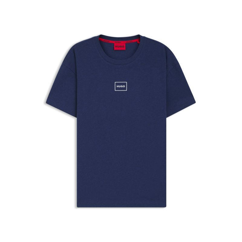 Hugo Loungewear Laze AZZURRO pánská košile na spaní (50525236-409)