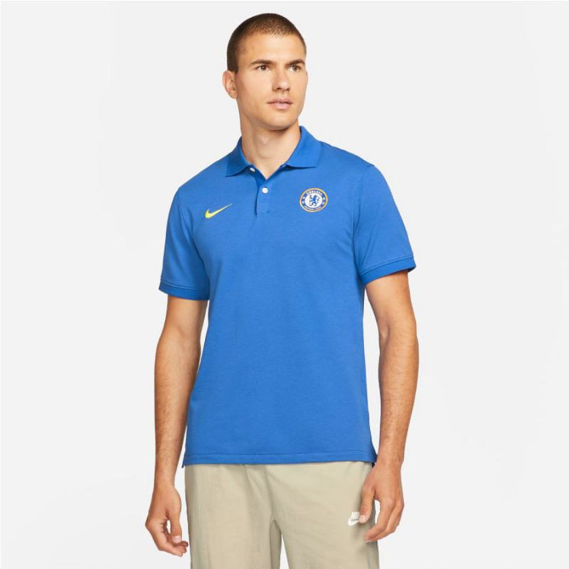 Pánské polo tričko Chelsea FC M DA2537-408 - Nike - Pánské oblečení košile
