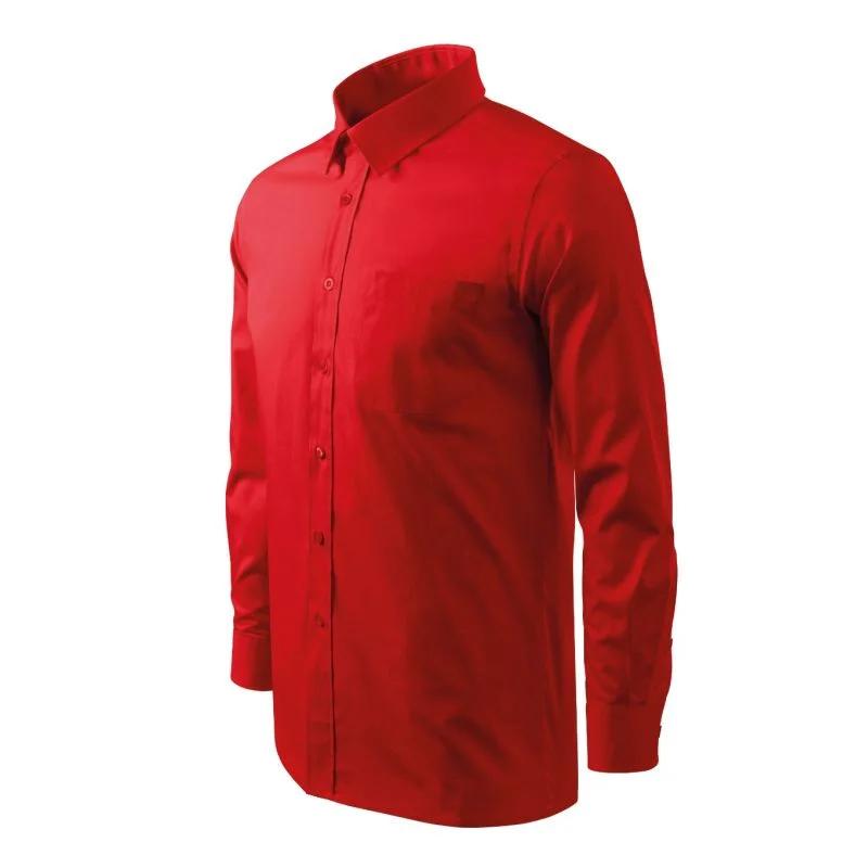 Malfini Style LS M MLI-20907 červená košile