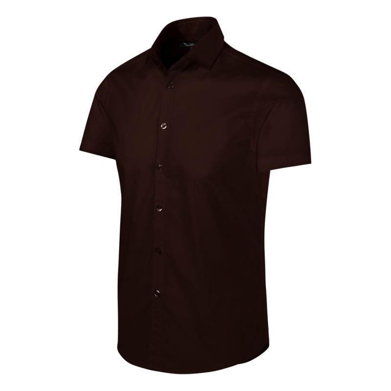 Malfini Flash M MLI-26027 coffee shirt pánské - Pánské oblečení košile
