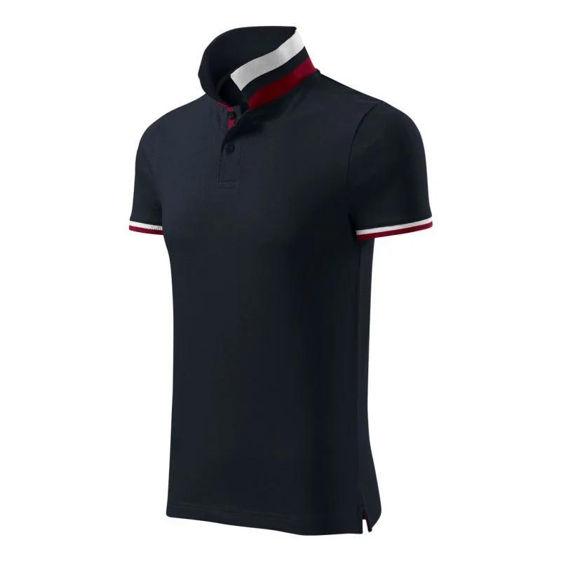 Polokošile Malfini Collar Up M MLI-25677 tmavě námořnická polokošile