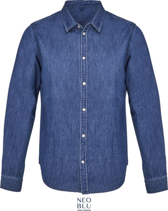 NEOBLU Bennett Men Denim košile 24.4796 stone wash