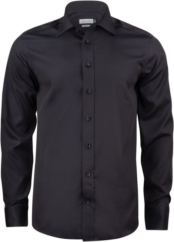 J.Harvest & Frost GB 01 Regular Men Nežehlivá košile s dlouhým rukávem 63.0101 black
