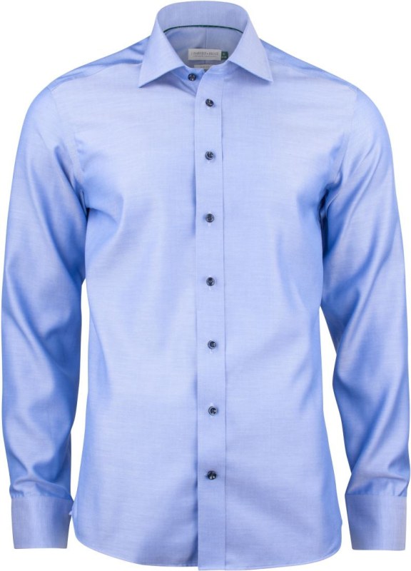 J.Harvest & Frost GB 01 Slim Men Nežehlivá košile s dlouhým rukávem 63.0102 mid blue