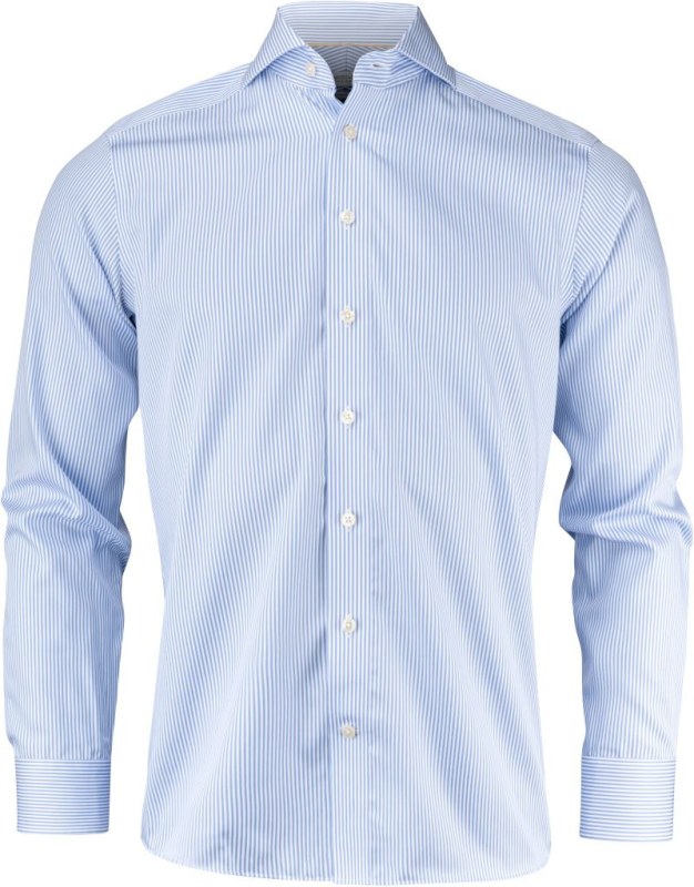 J.Harvest & Frost YB 50 Slim Men Keprová košile s dlouhým rukávem 63.5002 sky blue stripe