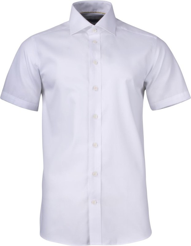 J.Harvest & Frost YB 50 S/S Regular Men Keprová košile s krátkým rukávem 63.5011 white