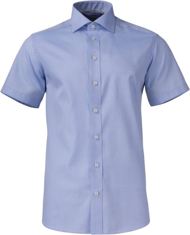 J.Harvest & Frost YB 50 S/S Slim Men Keprová košile s krátkým rukávem 63.5022 sky blue