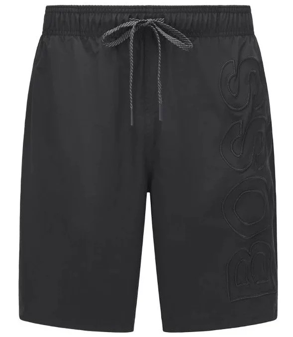 Pánské koupací kraťasy 50469329 001 černá Hugo Boss