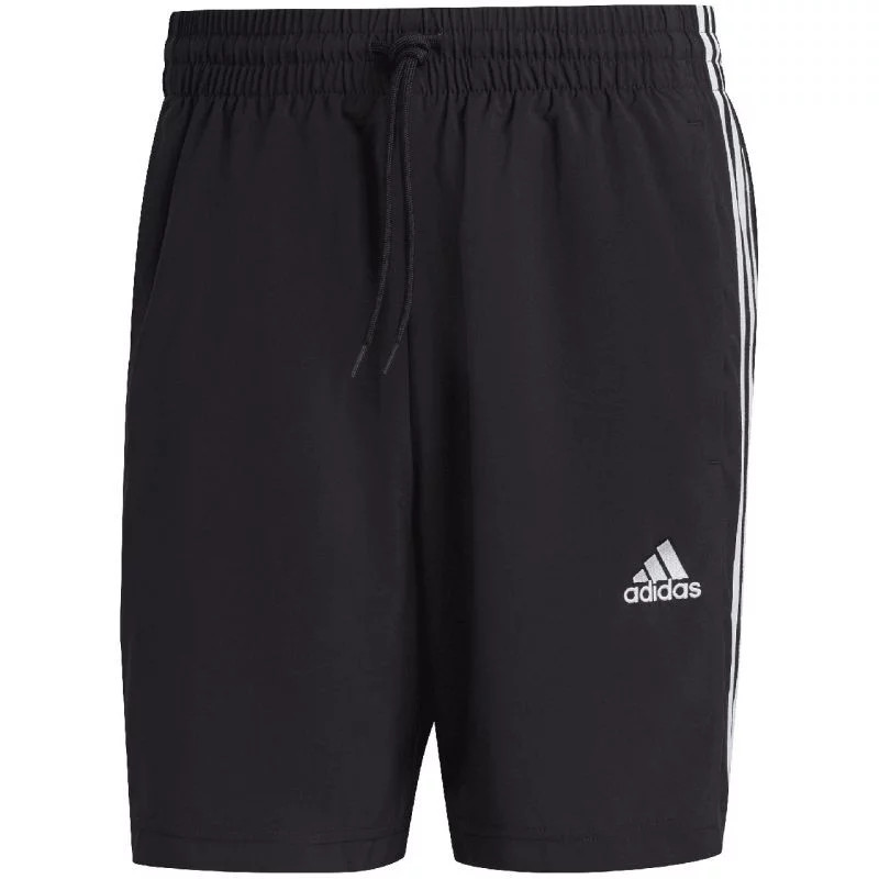 Pánské šortky 3-Stripes M IC1484 černo-bílé - Adidas Pánské šortky 3-Stripes M IC1484 černo-bílé - Adidas - kraťasy