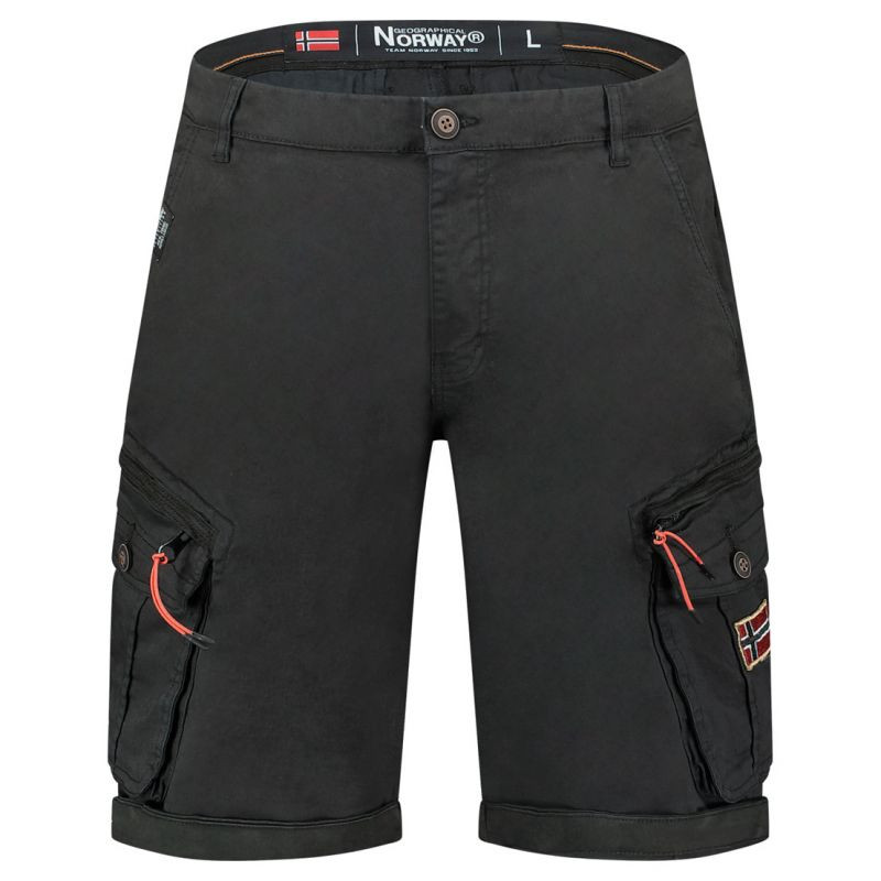 Zeměpisné Norsko Parento DB 317 M šortky SY1692H/GN-Black