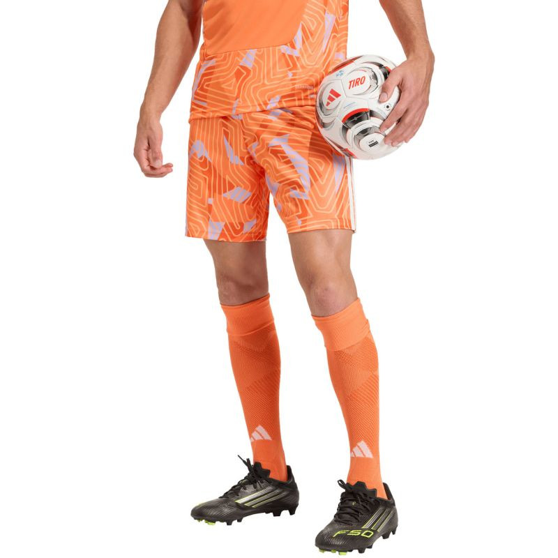 Pánské brankářské šortky adidas Tiro 26 Competition oranžové KC5345 - Pánské oblečení kraťasy