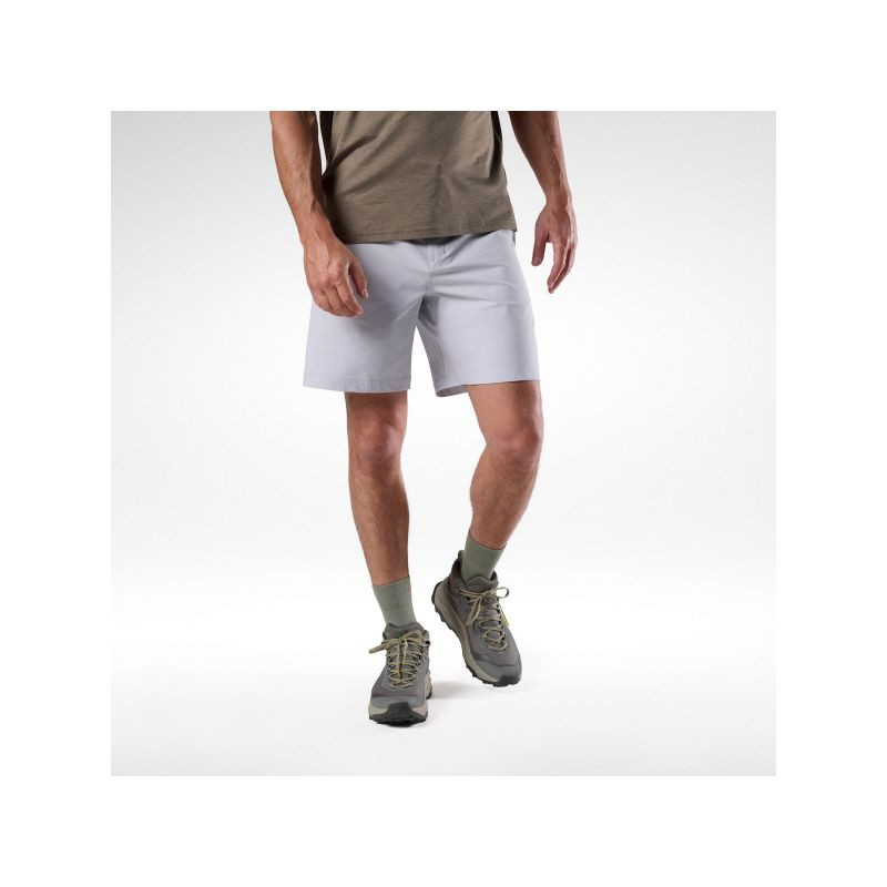 Pánské šortky ROSSIGNOL M Stretch Chino Short 7´ šedé - Pánské oblečení kraťasy