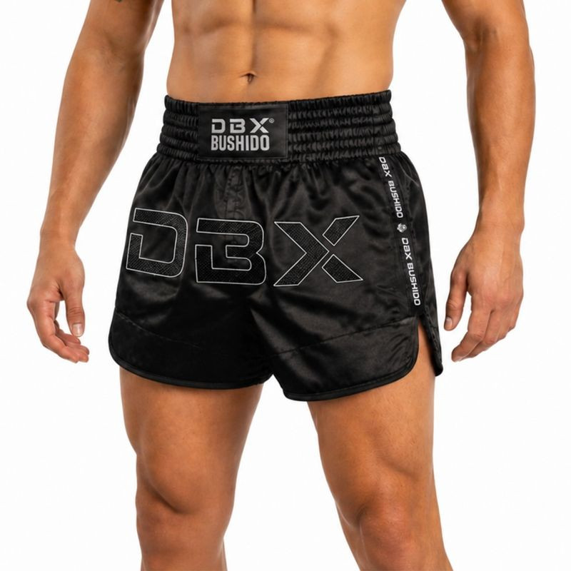 Pánské černé thajské šortky V1 COMBATWEAR | DBX Bushido