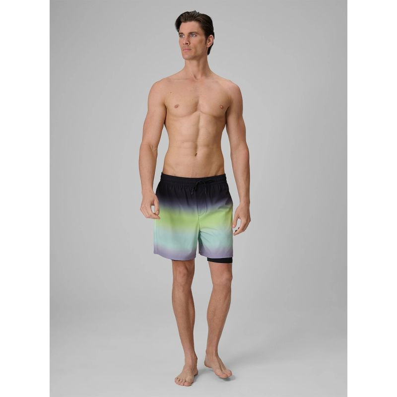 Pánské plážové šortky typu boardshorts s&nbsp;filtrem UPF50+ 4F 4FRSS26UBDSM257-45S - Pánské oblečení kraťasy