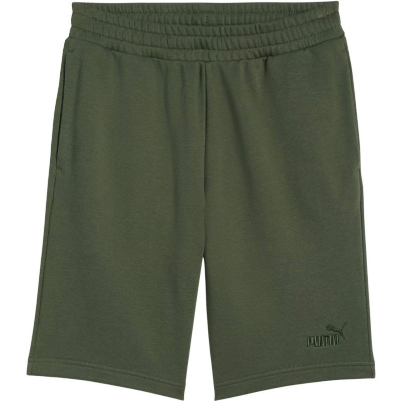 Pánské šortky Puma ESS No.1 Logo 10" (s) khaki 682595 86 - Pánské oblečení kraťasy