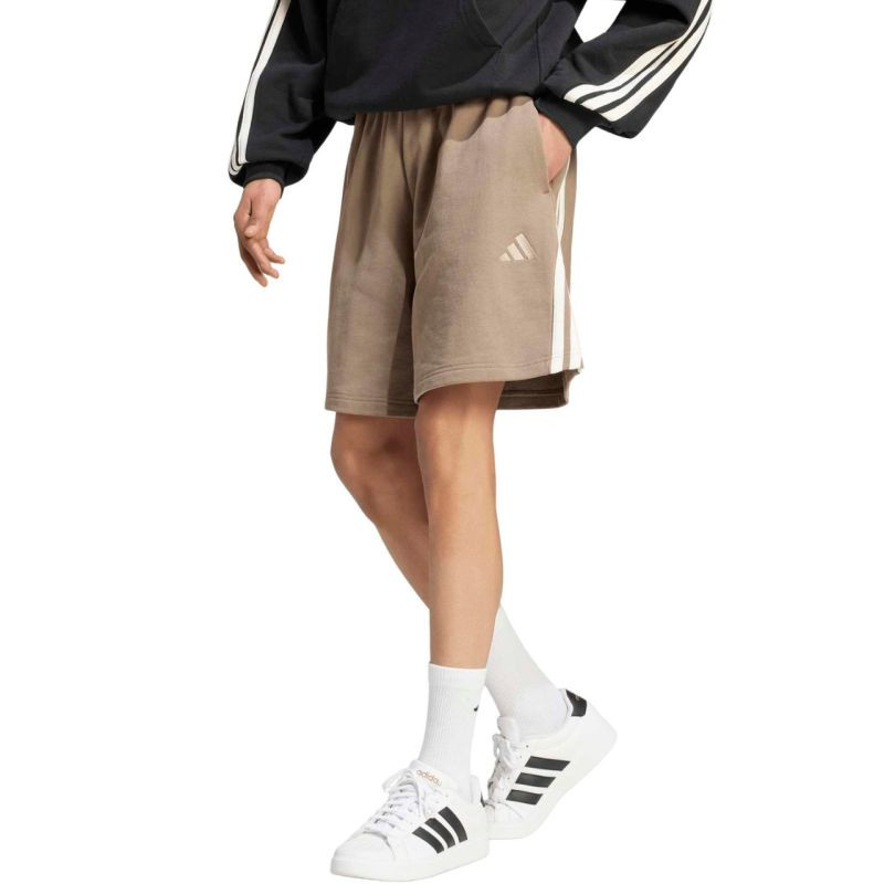 Pánské šortky adidas Kit 3-Stripes, béžové, KW2382 - Pánské oblečení kraťasy