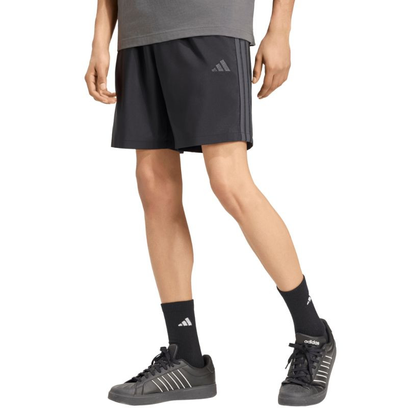 Pánské kraťasy adidas Essentials 3-Stripes Chelsea Lite Woven, černé, KY4148 - Pánské oblečení kraťasy