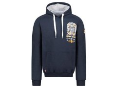 Pánská mikina WZ3016H/GN Šedá melanž s potiskem - Geographical Norway