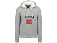 Pánská mikina WW6114H/GN Šedá vzor - Geographical Norway