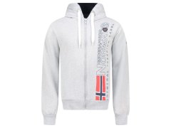 Geographical Norway Fogora DB 100 M WZ3066H/GN-Síťovaná šedá mikina