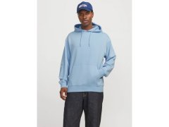 Jack&Jones pánská mikina s kapucí JJESTAR BASIC SWEAT HOOD NOOS 12257852 CHAMBRAY BLUE