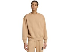 Pánská mikina adidas Essentials Loose Fit 3 Bar Logo v&nbsp;béžové barvě JX5668 pro muže