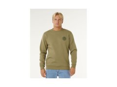 Pánská mikina RIP CURL Wetsuit Icon Hood, zelená
