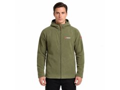 Pánská fleecová bunda Geographical Norway TUGOOD KAKI DB MEN 233 (WZ3332H/GN-KAKI)