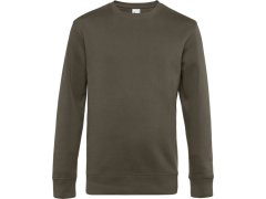 B&C KING Crew Neck_° Pánská mikina 01.U01K khaki