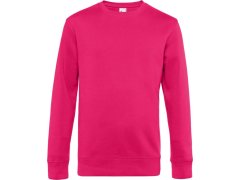B&C KING Crew Neck_° Pánská mikina 01.U01K magenta pink