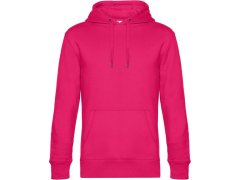 B&C KING Hooded_° Pánská mikina s kapucí 01.U02K magenta pink