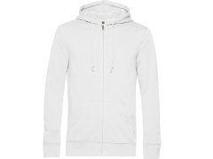 B&C Inspire Zipped Hood_° Pánská mikina s kapucí 01.U35B white