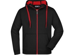 Daiber JN 355 Pánská mikina Doubleface 02.0355 black/red