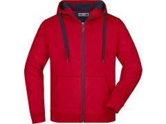 Daiber JN 355 Pánská mikina Doubleface 02.0355 red/carbon