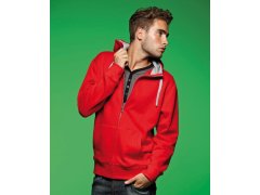 Daiber JN 963 Pánská mikina s kapucí "Lifestyle" 02.0963 red/grey heather