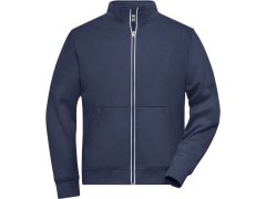Daiber JN 1810 Pánská pracovní mikina Doubleface - Solid 02.1810 navy