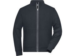 Daiber JN 1810 Pánská pracovní mikina Doubleface - Solid 02.1810 carbon