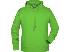 Daiber 8024 Pánská raglánová mikina s kapucí 02.8024 lime green