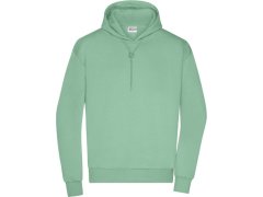 Daiber 8034 Pánská mikina s kapucí "Lounge" 02.8034 jade green
