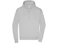 Daiber 8034 Pánská mikina s kapucí "Lounge" 02.8034 soft grey