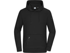 Daiber 8046 Pánská interlock mikina s kapucí 02.8046 black