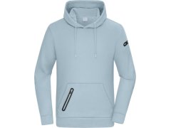 Daiber 8046 Pánská interlock mikina s kapucí 02.8046 milky blue