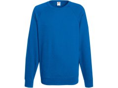 Fruit of the Loom Lightweight Raglan Sweat Pánská raglánová mikina 16.2138 royal blue