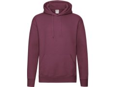Fruit of the Loom Premium Hooded Sweat Pánská mikina s kapucí 16.2152 burgundy